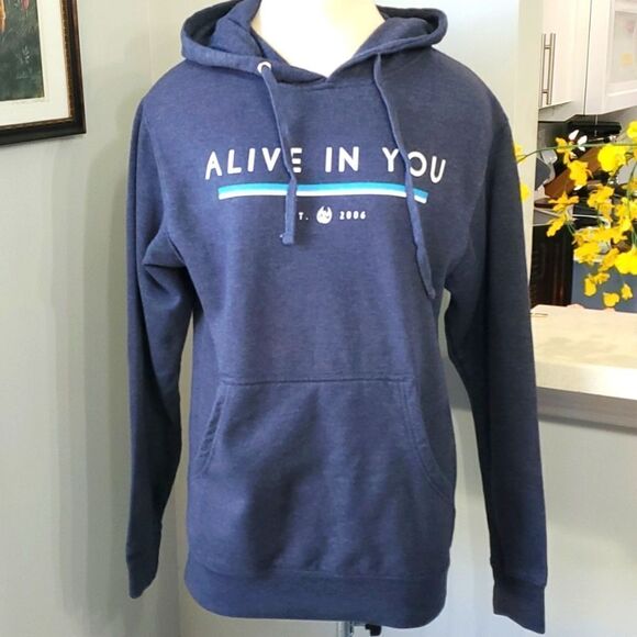 Independent Trading Company Tops - Hoodie gray sweatshirt. Size small. By independent trading comp. ALIVE I…